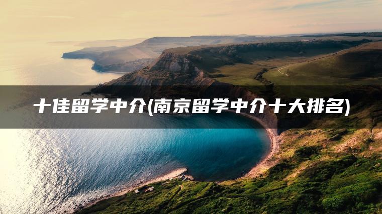 十佳留学中介(南京留学中介十大排名)