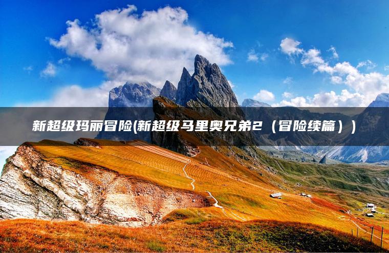 新超级玛丽冒险(新超级马里奥兄弟2（冒险续篇）)