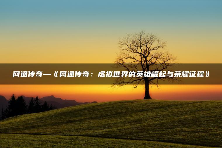 网通传奇—《网通传奇：虚拟世界的英雄崛起与荣耀征程》