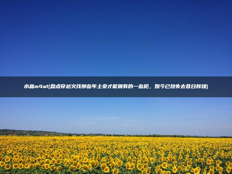水晶m4a1(盘点穿越火线那些年土豪才能拥有的一些枪，如今已然失去昔日辉煌)