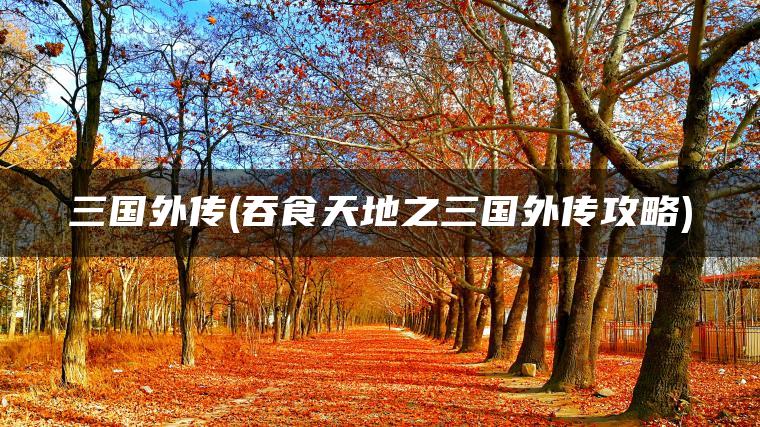 三国外传(吞食天地之三国外传攻略)