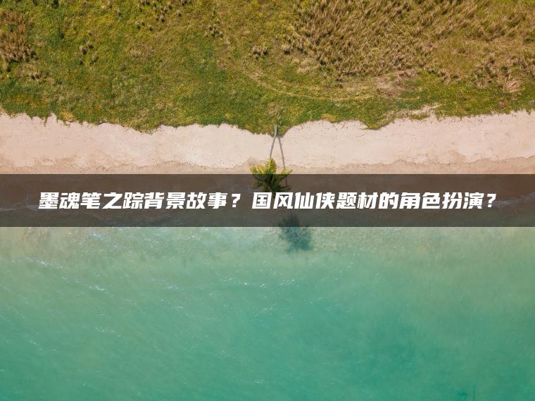 墨魂笔之踪背景故事？国风仙侠题材的角色扮演？