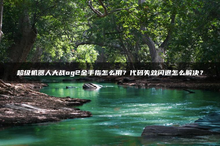 超级机器人大战og2金手指怎么用？代码失效闪退怎么解决？