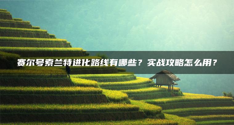赛尔号索兰特进化路线有哪些？实战攻略怎么用？