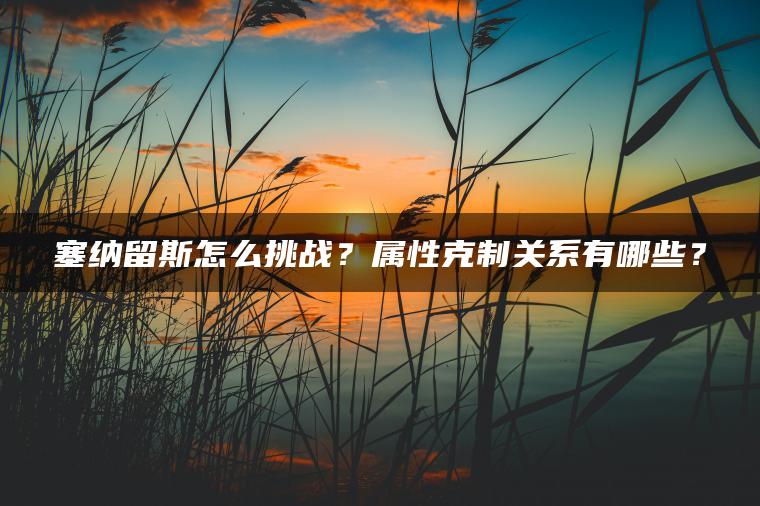 塞纳留斯怎么挑战？属性克制关系有哪些？