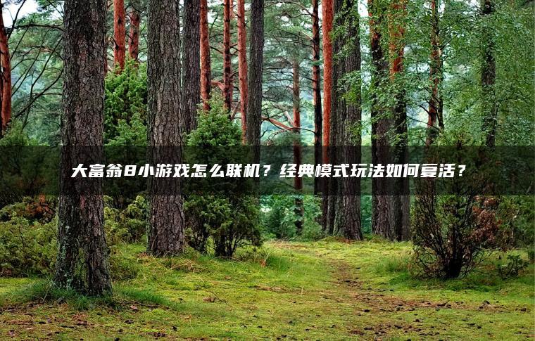 ​​大富翁8小游戏怎么联机？经典模式玩法如何复活？​​
