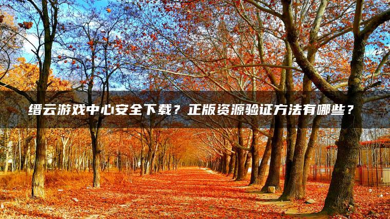 缙云游戏中心安全下载？正版资源验证方法有哪些？​